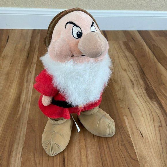 Grumpy from Snow White & Seven Dwarfs Disney Store Plush Toy Patch 12” stuffed - Picture 1 of 9